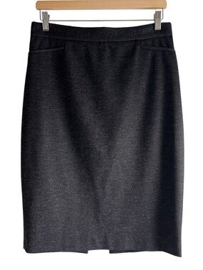 Judith & Charles wool blend pencil skirt woven detail Sz 8 excellent condition
